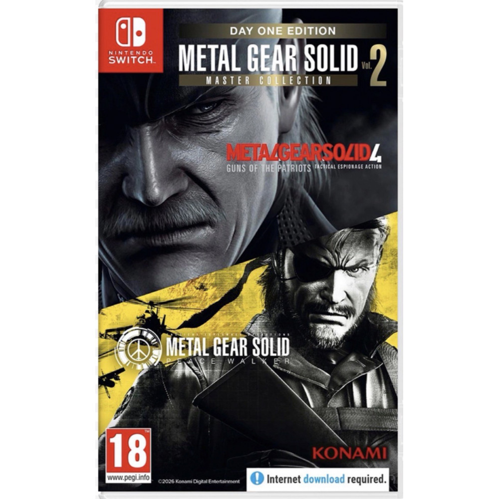 Metal Gear Solid: Master Collection Vol. 2 - Day One Edition [Nintendo switch, Английская версия]