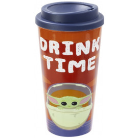 Кружка пластмассовая Funko Star Wars Mandalorian The Child DrinkTime Plastic Lidded Mug UT-SW06486